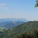 Aussicht vom St. Anton zum Alpstein, es ist etwas dunstig