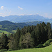 der Alpstein ist bei dieser EM-Bike Tour immer präsent 