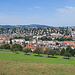 St. Gallen von den "drei Weieren" aus gesehen