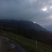 Abstieg vom Gonzen, kurz nach Sonnenaufgang