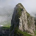 Blick zum nördlicheren Gipfel des Chrummenstein