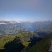 Nach dem Abstieg von der Abgelösten Gauschla, Blick Richtung Walensee.
