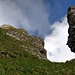 Nach der ersten Querung beim Abstieg vom Schiffberg, Blick zurück.