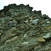 Der Gipfelaufbau der Madritschspitze von Norden.