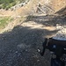 La piste recreusée 1km avant le Tunnel du Mortier