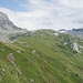 Blick zurück zur Rugghubelhütte.
