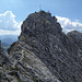 Die letzte (und schwierigste) Passage auf dem Weg zum Rauhorn. Hier gilt es, einige wenige Meter zu klettern. Bei gutem Wetter ist aber auch dies ohne Probleme machbar!