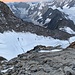 Blick auf das oberste Gletscherbecken des Schreckhorngletschers mit Gaag und Strahlegg-Pass (leicht verdeckt)