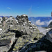 Gipfel Wildseehorn VI, mit Blick auf Wildseehorn III