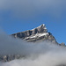 <b>Einshorn (2944 m).<br />Ore otto: i banconi di nebbia cominciano a diradarsi.</b>
