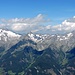 Mit kräftiger Zoom,ich stolle letzte Bilder von Durreck,hier Großer Löffler, Keilbachspitze, Gfallenspitze und Wollbachspitze.