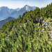 Fast durchgehend haben wir schöne Blicke in die rundum liegende Berchtesgadener Bergwelt.