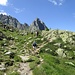 salendo verso la Capanna Leit