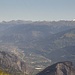 dans la moitié gauche de l'image, l'Illhorn, le Rothorn et la Bella Tola