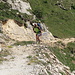 salendo verso il Passo Venett ... azz che fatica ! ( Foto by Claudio )