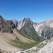 Nochmal die Freispitze mit Jägerrücken. Rechts die Saxerspitze