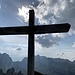 Gipfelkreuz auf dem Hundstein, mit Säntis und Altmann im Hintergrund!