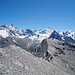 Garde de Bordon (3.309 m) - Blick zum Weisshorn, Zinalrothorn und Obergabelhorn