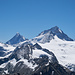 Garde de Bordon (3.309 m) - Blick zum Matterhorn, Dent Blanche und davor Grand Cornier