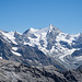 Garde de Bordon (3.309 m) - Blick zum Obergabelhorn