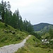 Abstieg zur Austriahütte