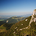 Blick vom Bockstein zur Steingrabner Alm