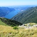 Salendo al Colmegnone si vede il ramo del Lago che volge verso Como.