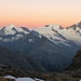 Kurz vor Sonnenaufgang: Alphubel und Kollegen in rosa gebadet