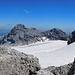 Blick von der Dachsteinwarte/Seethalerhütte (2741 m) über den Hallstätter Gletscher zu den Gjaidsteinen