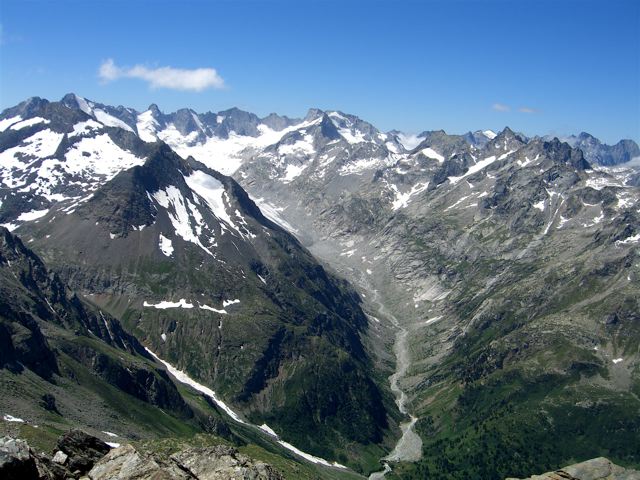 Blick Richtung Fornogletscher Fotos