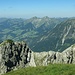 Blick von der Diesner Höhe ins Große Walsertal