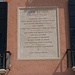 La targa commemorativa dedicata al grande John Ruskin.
