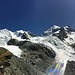 frisch verschneite Bernina von der Tschierva-Seite her 