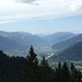 Sicht ins Rheintal Richtung Chur