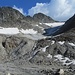 Rückblick zum Platzer Ferner mit dem ehemaligen Gletscherbruch unten