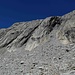 Die Gletscherpfeiler - ganz links in Draufsicht der von uns bekletterte "Pfeiler Nr. 1"
