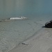Zum Abschluss ein Fußbad am Sandstrand des Gruebensees