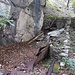 Die Ruine mitten in der Klamm. Angeblich eine Einsiedlerklause, mehr konnte ich noch nicht herausfinden.