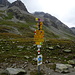 hier ist bei schönem Wetter sicher weit mehr los - Pass Suvretta 2613 m