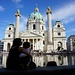 Sundowner an der Karlskirche