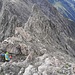 vom Gipfel in die W-Flanke