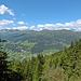 Über das Wipptal schaut man in die Stubaier Alpen.
