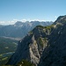 Drüben der Gamsanger, dahinter Karwendel, links lugen Ferchen- und Lautersee