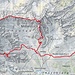 Routenverlauf Tag 1<br /><br />Quelle: SchweizMobil