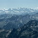Blick zu den Walliser Alpen