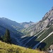 Erster Blick auf die Brunnkarspitze.