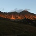 Alpenglühen.