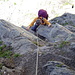 Tourinette in der beinahe senkrechten Passage