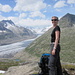 Fabienne bereits im Gletscherrausch :-)