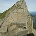 Steiler Abbruch am Ostgipfel der Kohlbergspitze